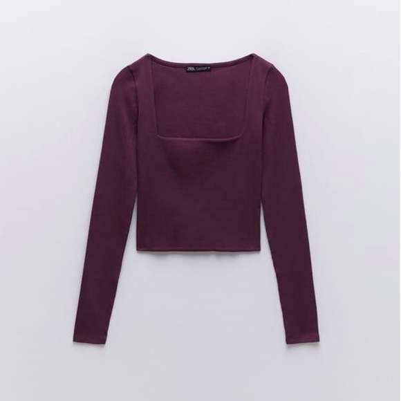 Zara Tops - ZARA square neck top